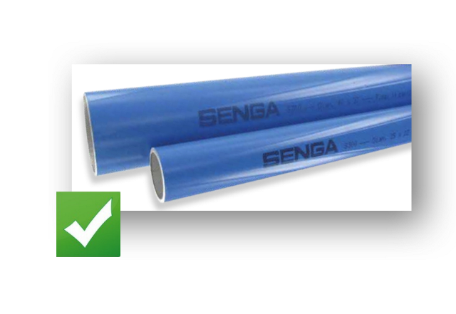 Aluminium pipes for compressed air system SENGA