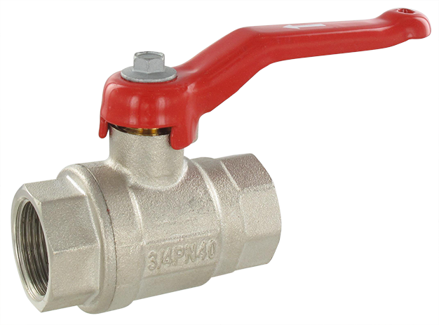 Pneumatic ball valve in nickel plated brass SENGA