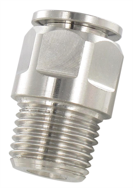Pneumatic mini push-in fitting in stainless steel SENGA Pneumatic mini push-in fitting in stainless steel SENGA