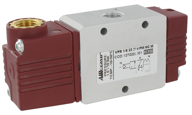 Distributeurs pneumatiques 3/2 NF-NO série 127 (G1/8'' G1/4'' - 800 Nl/min) - SENGA-AIRCOMP