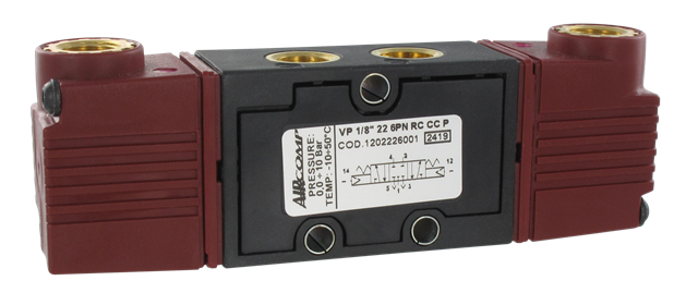 Distributeurs pneumatiques 5/2 bistable 5/3 série 120 (G1/8'' - 490 Nl/min) - SENGA-AIRCOMP