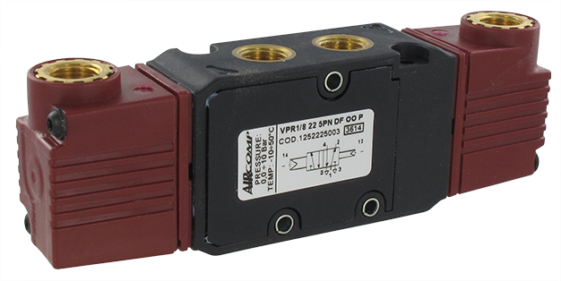 Distributeurs pneumatiques 5/2 bistable 5/3 série 125 (G1/8'' G1/4'' - 800 Nl/min) - SENGA-AIRCOMP