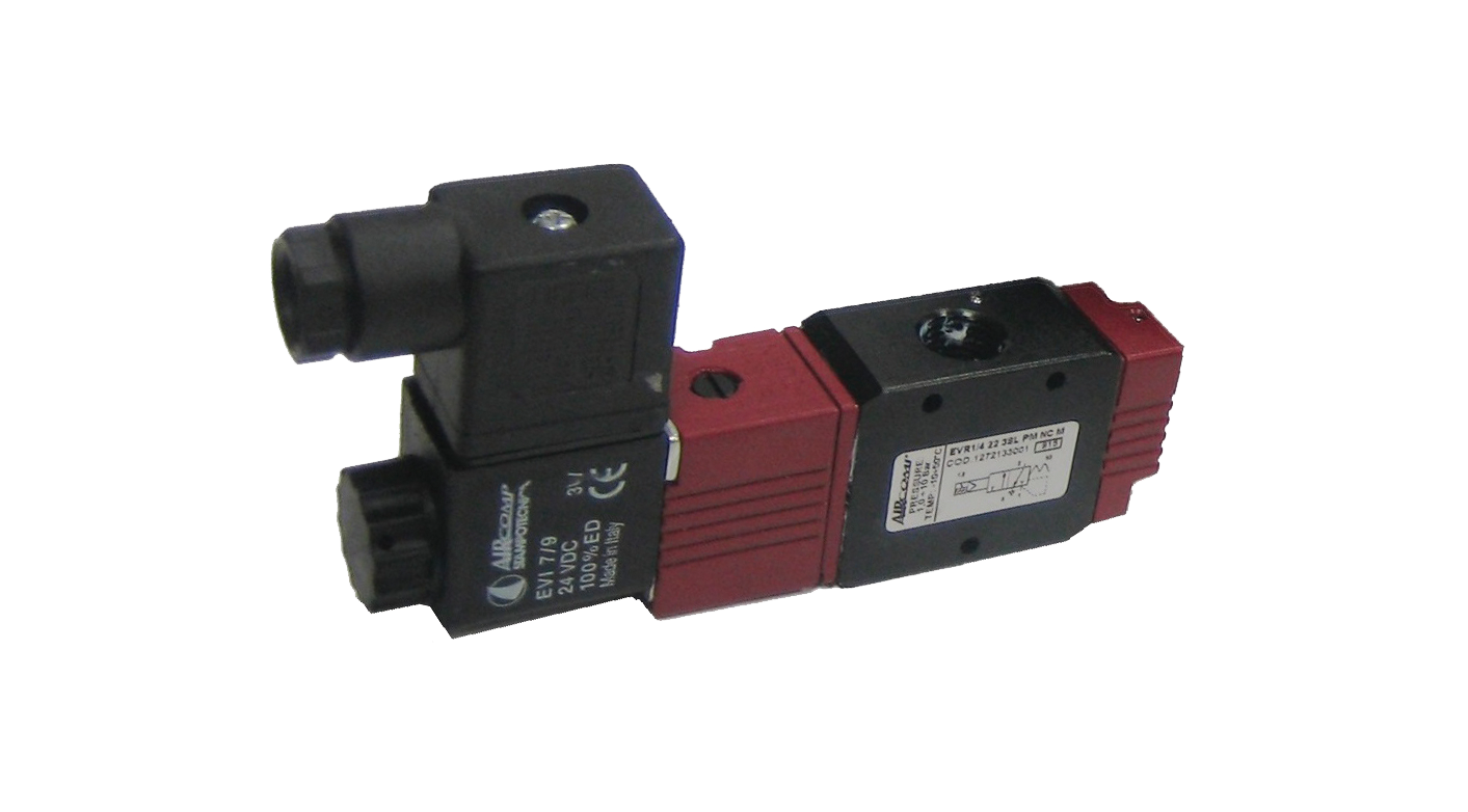 Electro-pneumatically operated valves 3/2 NC-NO 127 (G1/8 - G1/4 - 800 Nl/min) SENGA