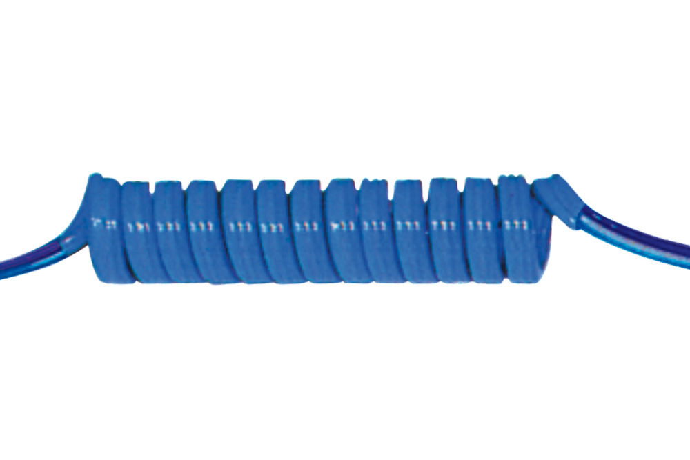 Flame resistant polyamide spiral multihoses