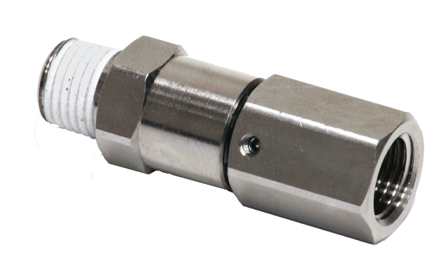 High speed swivel fitting