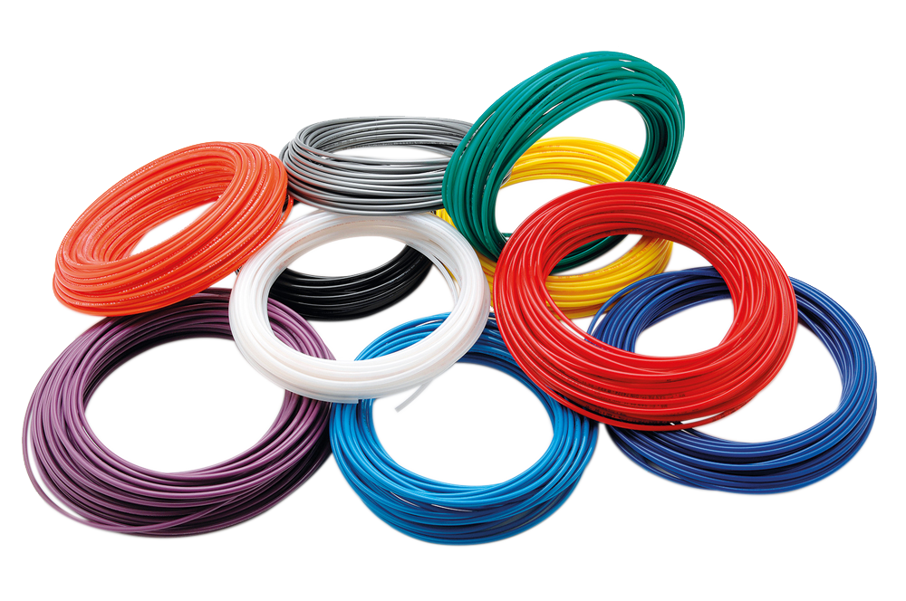 Pneumatic tubes and hoses for compressed air and industrial fluids.