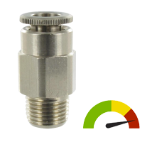 Push-in fittings for high pressure for lubrication systems