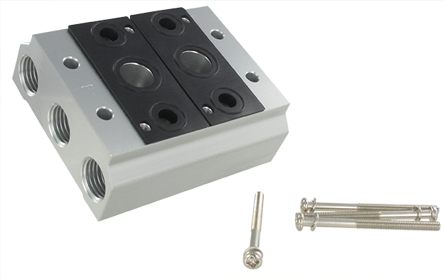 Subbases for 5/2 - 5/3 valves 128 (G1/4) SENGA