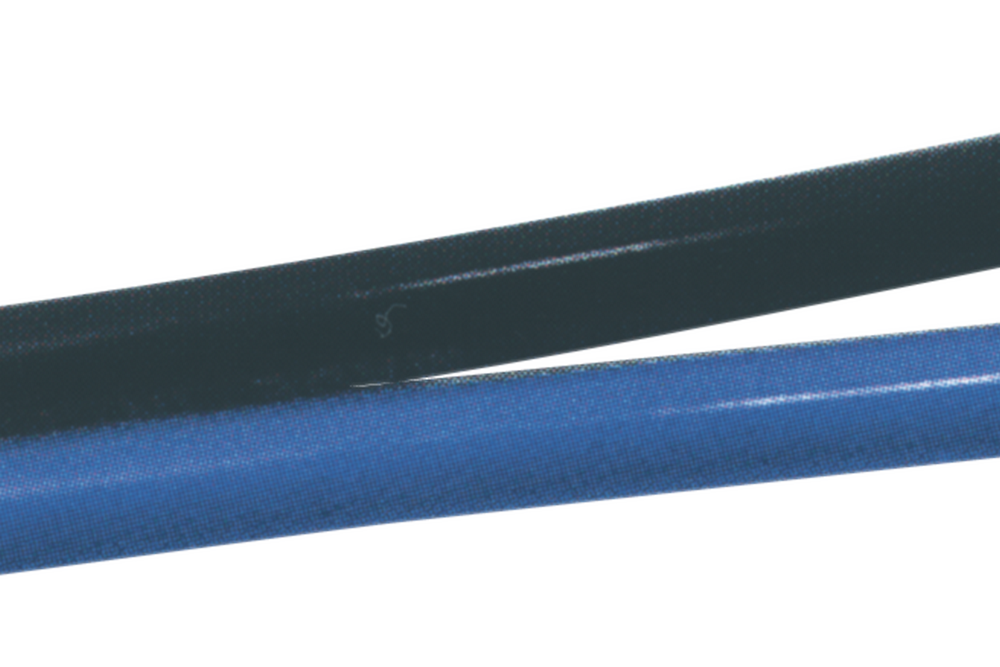 Thermowelded dual-tube polyurethane 