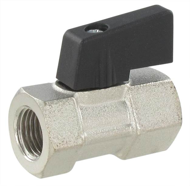Vannes à boisseau sphérique série mini pour air comprimé, huile, eau