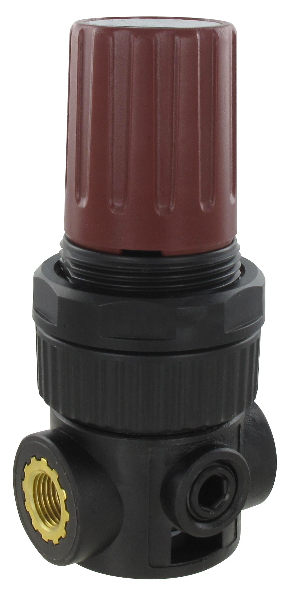 Micro régulateur pression air comprimé standard de précision 1/8\" 0-8 bar FRL technopolymère AIRCOMP® (G1/4''- G1'')