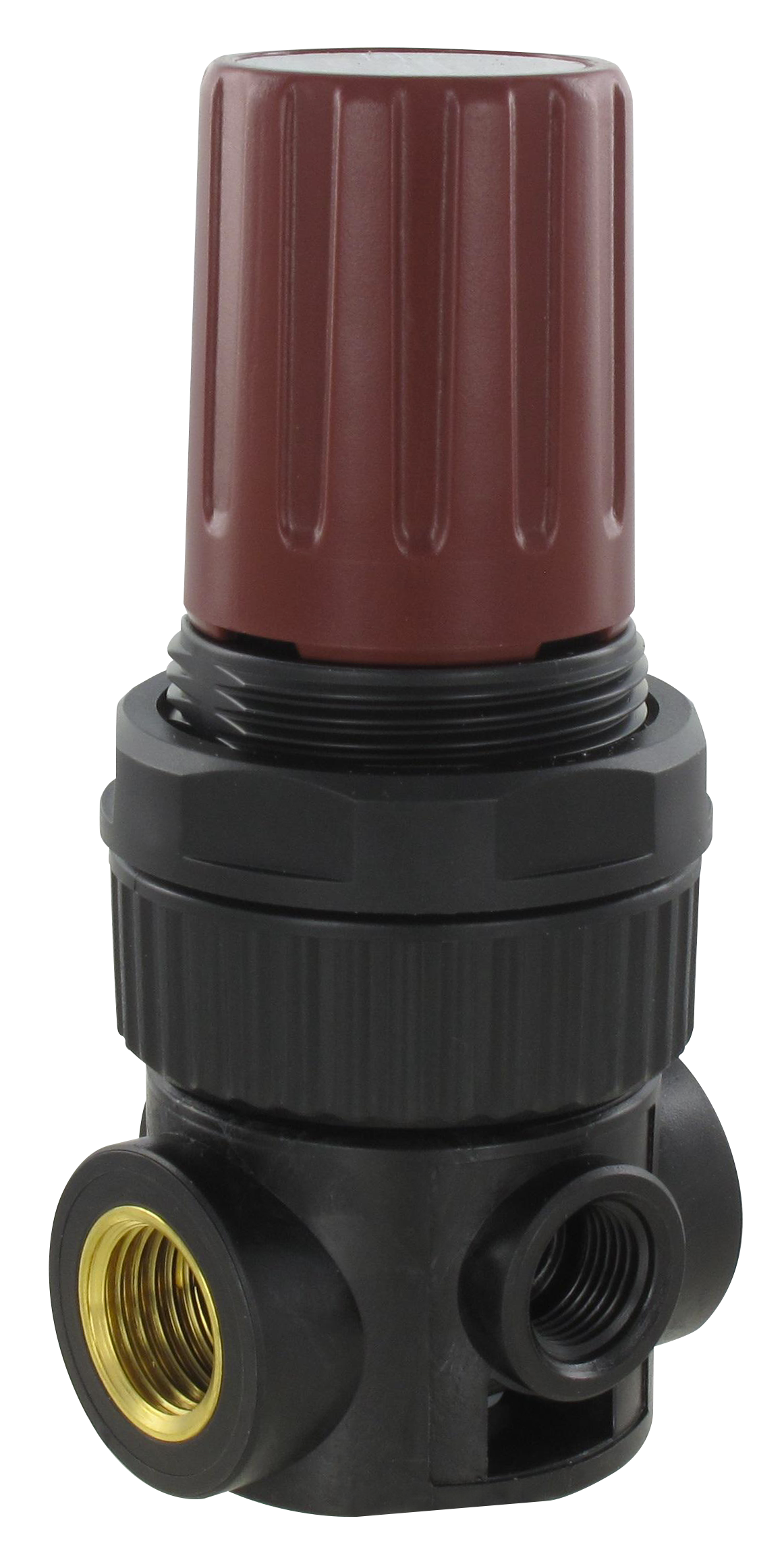 Micro régulateur pression air comprimé de précision 1/4\" 0-4 bar FRL technopolymère AIRCOMP® (G1/4''- G1'')