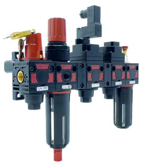 042 - G1/4” - Série modulaire pour le traitement de l'air comprimé