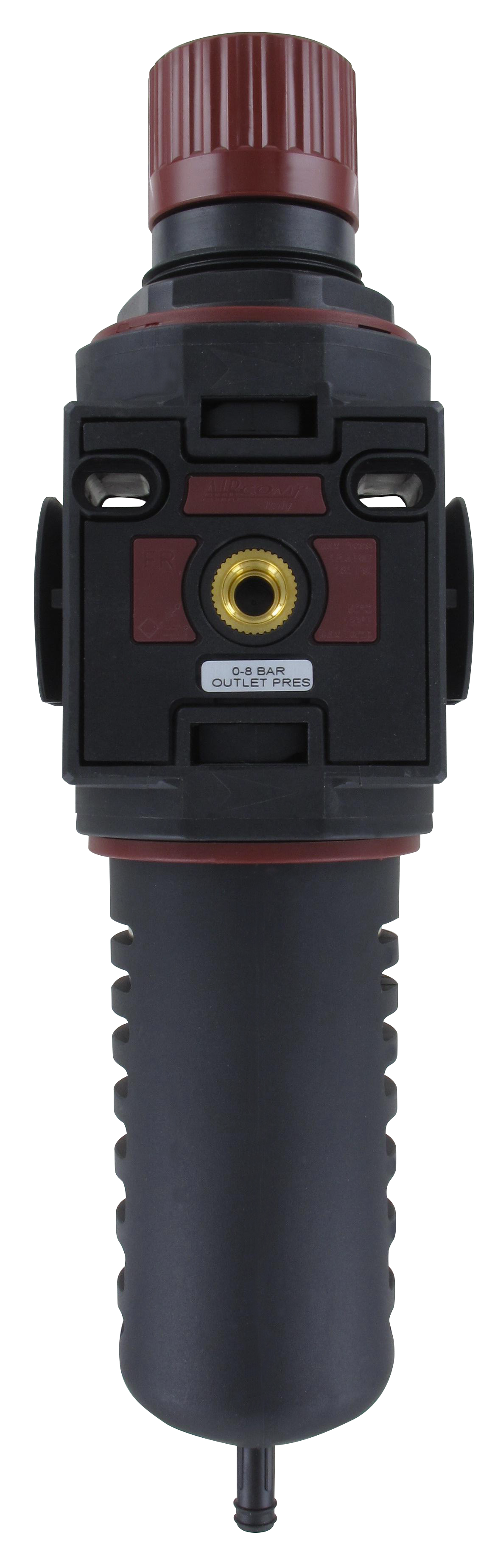 Filter Regulator G1/2\" 0-8 bar 20µ with automatic discharge