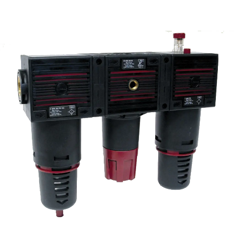 Régulateur de pression 1\" 0-8 bar pour l'eau (sans relieving) FRL technopolymère AIRCOMP® (G1/4''- G1'')