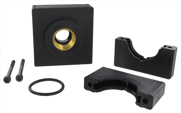 1/4" + 1/2" air terminal outlet