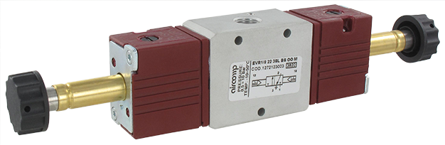 3/2 bistable electro-pneumatic dual control valves (G1/8\"-G1/4