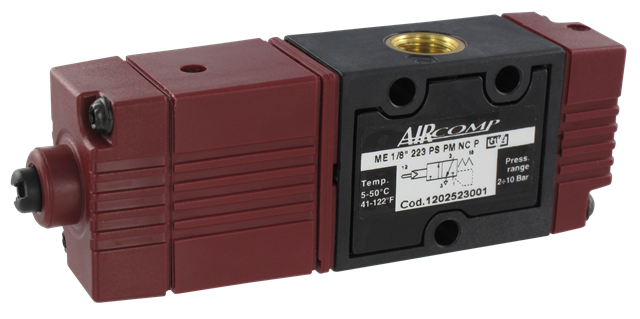 3/2-G1/8 servo-controlled pneumatic poppet valve