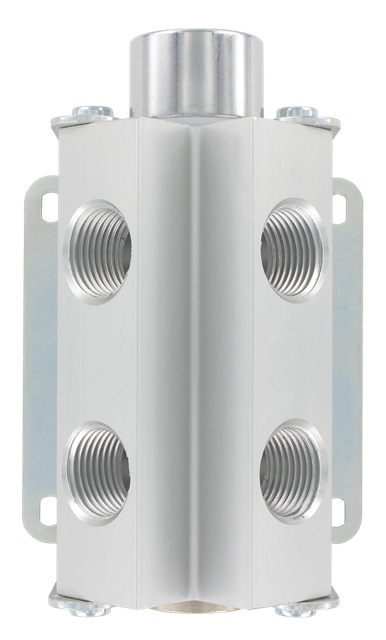 4 ways distribution frames female BSP for compressed air