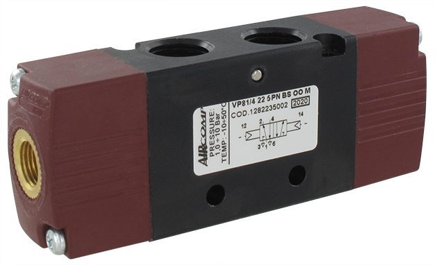 5/2 bistable - 5/3 (G1/4'') double pneumatically operated valves