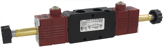 5/2 bistable - 5/3 (G1/8''-G1/4'') solenoid operated valves