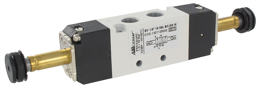 5/2-G1/8 bistable solenoid-pneumatic valve