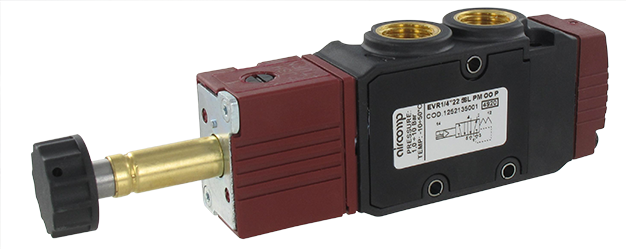 5/2-way solenoid pneumatic operated valves (G1/8\"-G1/4\")