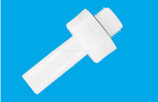 Adaptor plugs BSP parallel food grade in POM