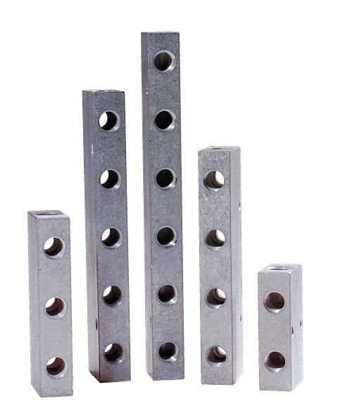 Aluminium distribution frames 2 inputs 3/8 outputs 1/4