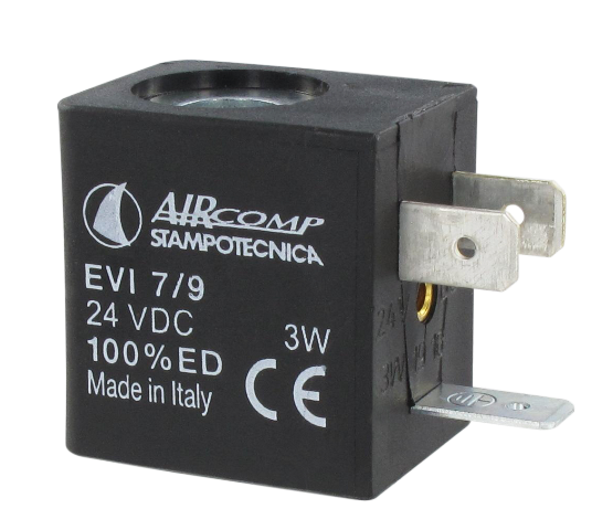 Bobine 22 mm DC 24 V pour distributeur pneumatique