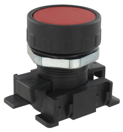 Cde à panneau pneumatique séries 100/120/125/127 bouton pouss. protégé RT 010 Composants pneumatiques