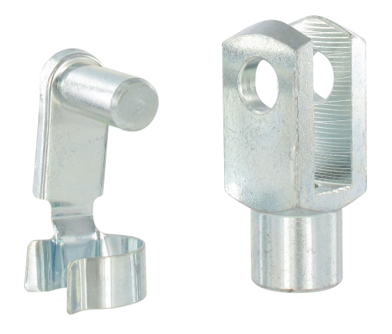 Chapes de tige taraudées femelles pour vérins pneumatiques ISO 15552 et ISO 6432
