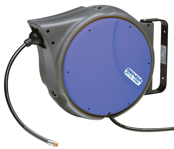 Closed drum reels L=15+1 m in high resistance plastic material