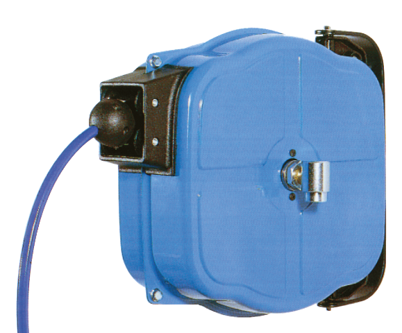Closed reel L=12 m with steel housing