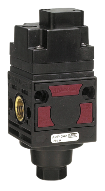 Démarreur progressif (livré avec 1 joint) G1/4\" pour air comprimé FRL technopolymère AIRCOMP® (G1/4''- G1'')