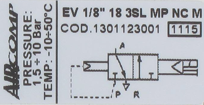 Distributeur à commande électro-pneumatique 3/2-G1/8 Distributeurs pneumatiques