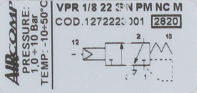 Distributeur à commande pneumatique 3/2-G1/8 Composants pneumatiques