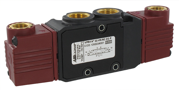 Distributeur à commande pneumatique 5/3-G1/4 retour centre fermé Composants pneumatiques