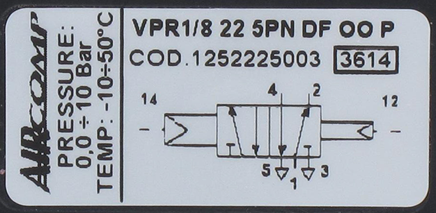 Distributeur à commande pneumatique asservie 5/2-G1/8 différentiel Composants pneumatiques