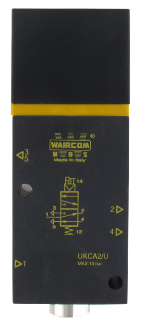 Distributeur commande électro-pneumatique 1/2'' 5/2 monostable