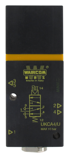 Distributeur électro-pneumatique 5/2 monostable 1/4\" Composants pneumatiques