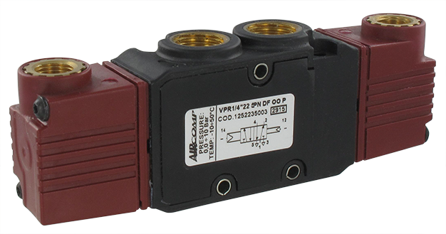 Distributeurs à double commande pneumatique 5/2 bistable - 5/3 (G1/8''-G1/4'')