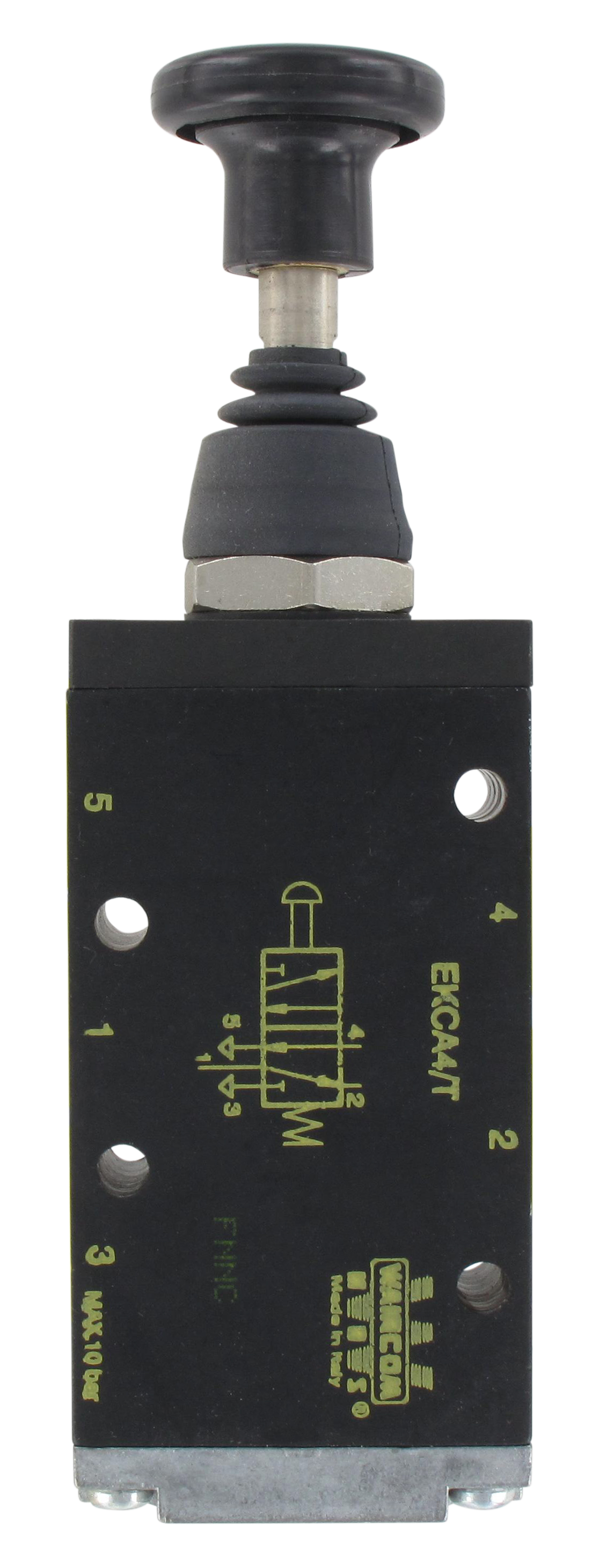 Distributeurs pneumatiques à bouton poussoir métallique 5/2 monostable (G1/4'') Composants pneumatiques