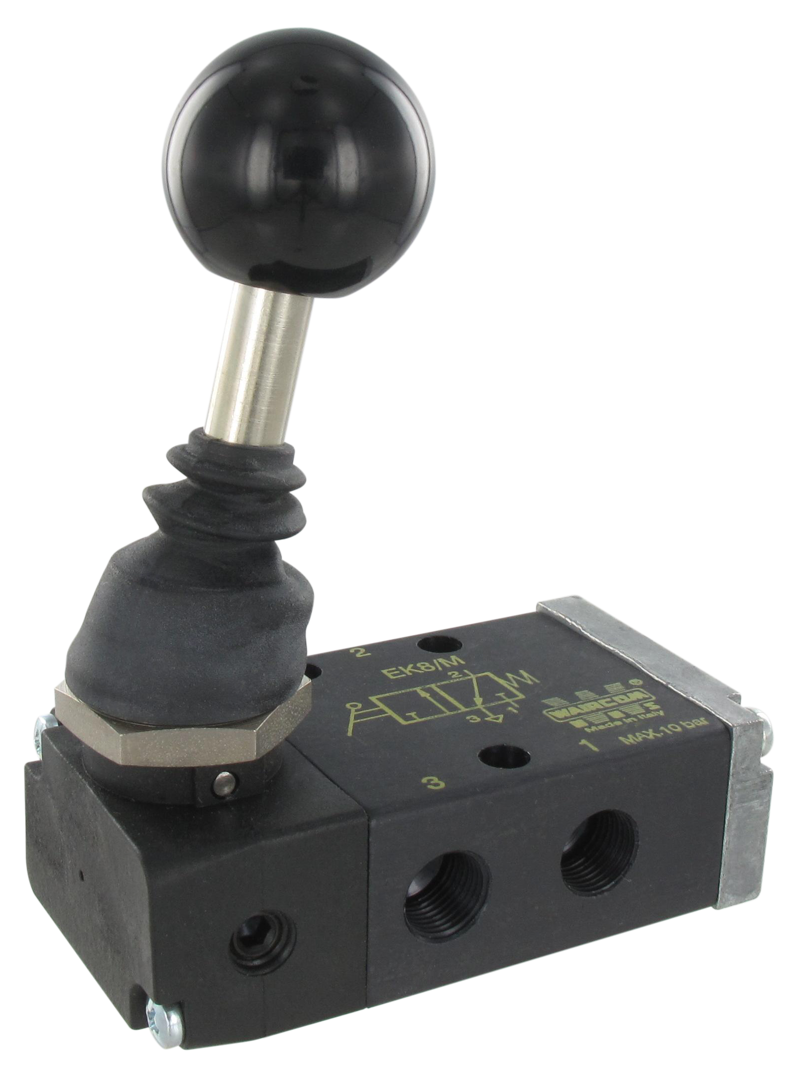 Distributeurs pneumatiques à levier 90° métallique 3/2 NF-NO (G1/8'')