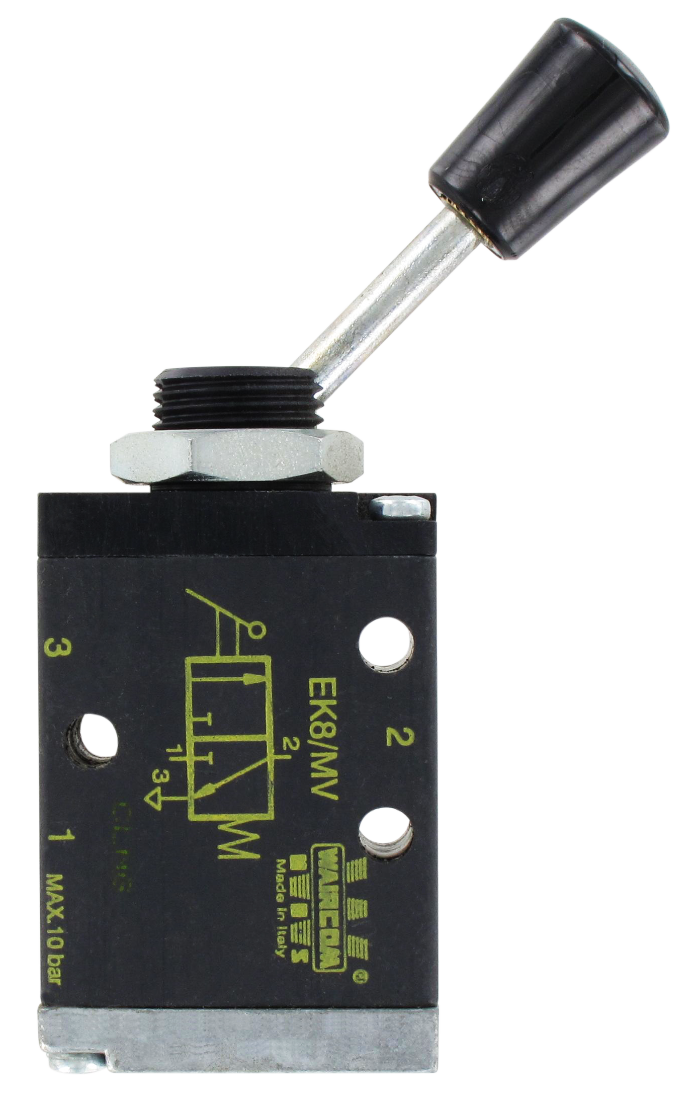 Distributeurs pneumatiques à levier axial métallique 3/2 NF-NO (G1/8'')