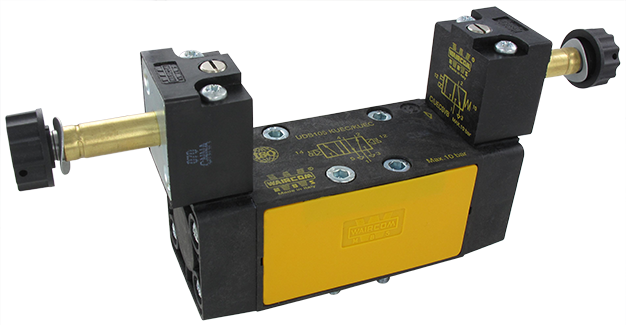 Distributeurs pneumatiques ISO à commande électrique 5/2 (taille 1)