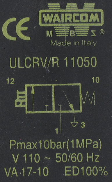 Electro-distributeur pneumatique 3/2 NF monostable 110VAC 1/8\" cde man. bistable Composants pneumatiques