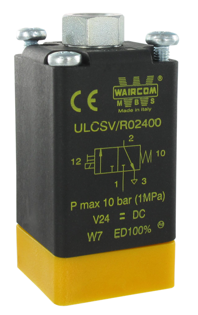 Electro-distributeur pneumatique 3/2 NF monostable 24 VDC cde manuelle bistable Composants pneumatiques