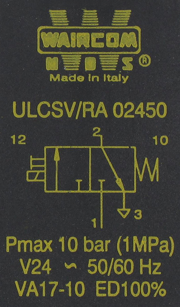 Electro-distributeur pneumatique 3/2 NF monostable 24VAC cde manuelle bistable Composants pneumatiques