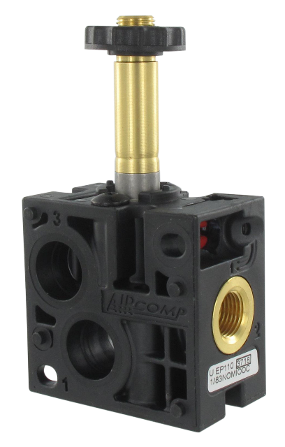 Electro-pilote pneumatique modulaire 3/2-G1/8\" 2 cotés intermédiaire NO